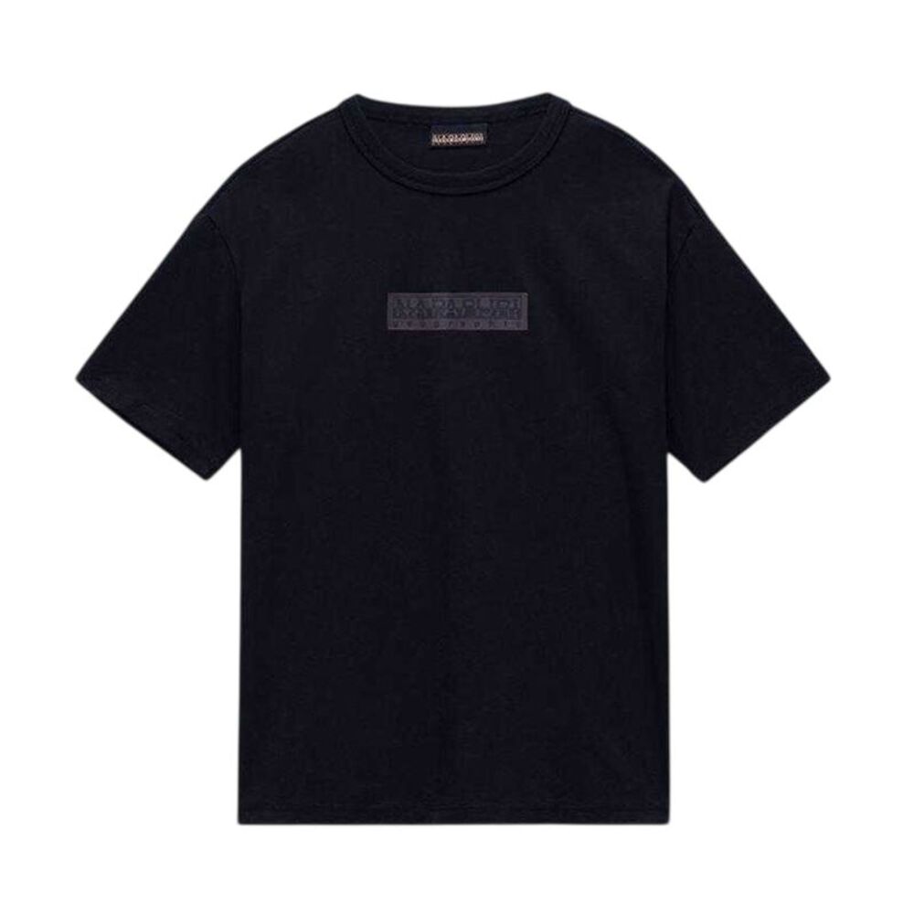 Napapijri Childrens/Kids Box Logo T-Shirt / Black